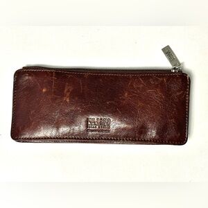 Vintage Wilson’s Leather Pelle Studio Chocolate Brown Pencil Case / Pouch